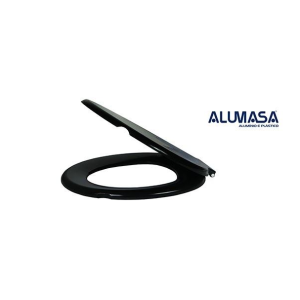 ASSENTO SANIT. ALUMASA ALMOFADADO PRETO