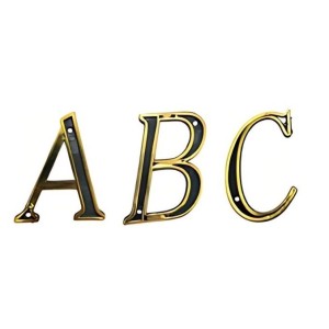 NUMERO RESIDENCIAL PVC LETRA - A